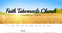 Desktop Screenshot of faithtabernaclechurch.org